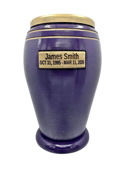 Purple & Gold with Nameplate