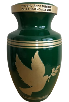 Hunter Green & Gold Dove
