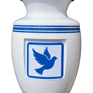 White & Royal Blue